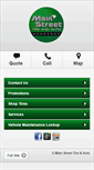 Mobile Screenshot of mainstreettireandauto.com